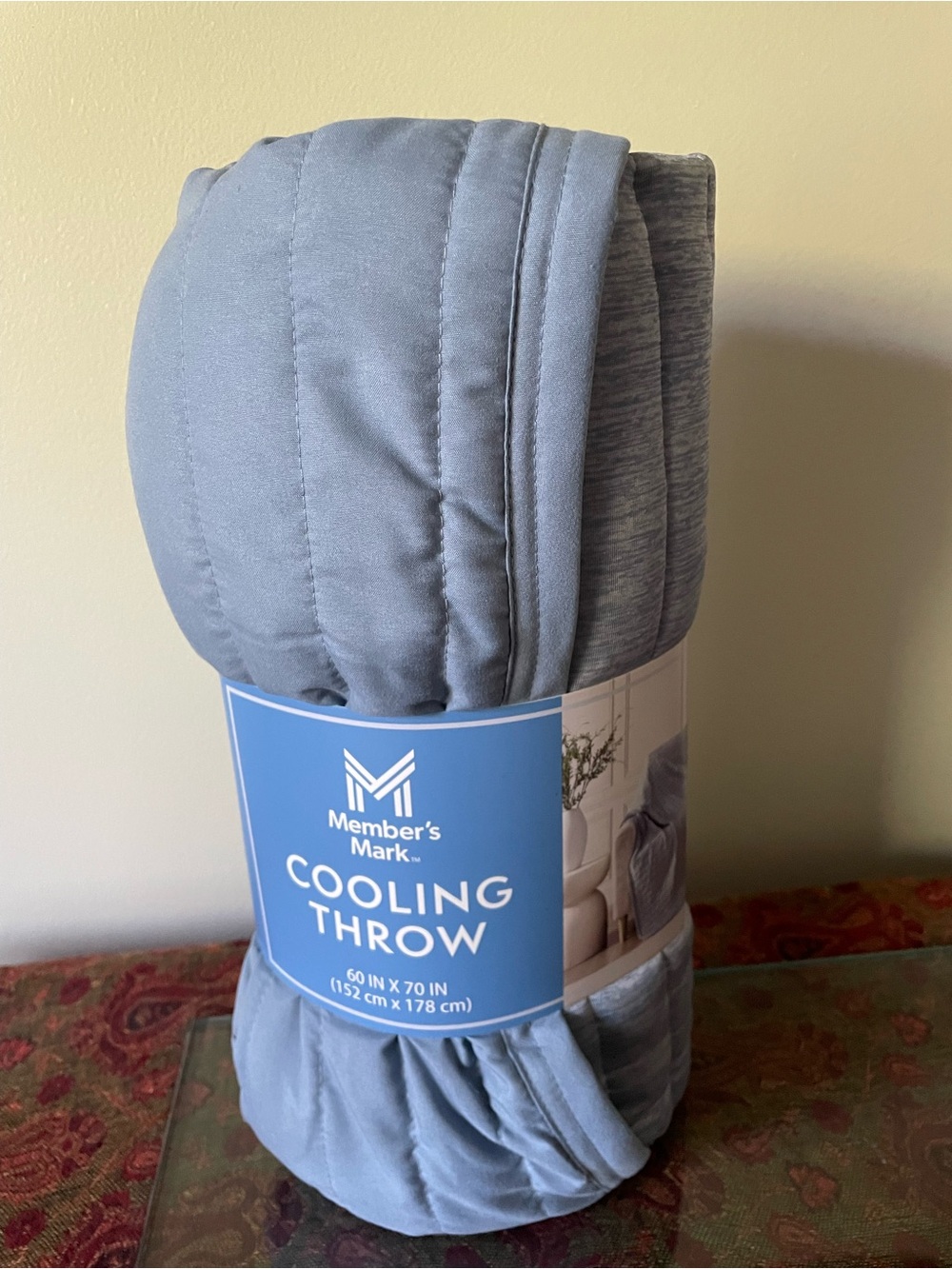 Cooling Throw – Soft Blue 60x70 New